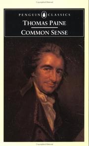 Cover of Common Sense by Thomas Paine